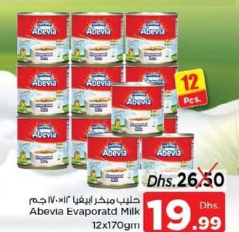 Nesto Abevia evaporated milk 12x170gm offer