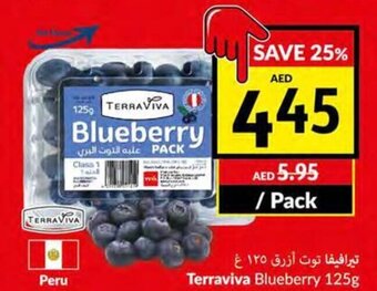 Viva Terraviva blueberry 125g per pack offer