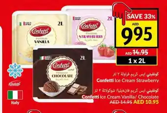 Viva Confetti ice cream strawberry 2L offer