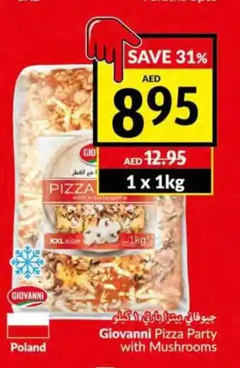 Viva Giovanni pizza party with mushrooms 1kg offer