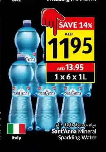 Viva Sant'anna mineral sparkling water 6x1L offer