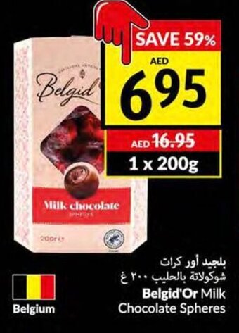 Viva Belgid'Or Milk Chocolate Spheres 1 x 200g offer