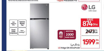 Carrefour LG fridge GN-B442PLGB offer