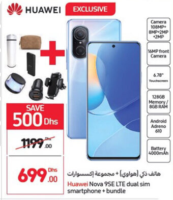 Carrefour Huawei nova 9SE LTE dual sim smartphone + bundle offer