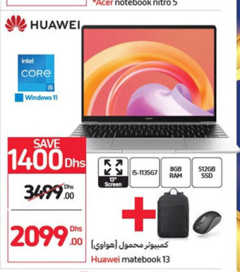 Carrefour Huawei matebook 13 offer