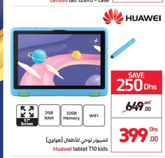 Carrefour Huawei tablet T10 kids offer
