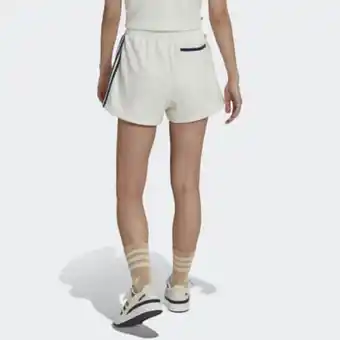 Adidas High-waist towel terry shorts offer