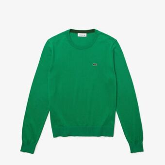 Lacoste Women’s crew neck organic cotton sweater offer