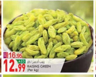KM Trading Raisins green per kg offer