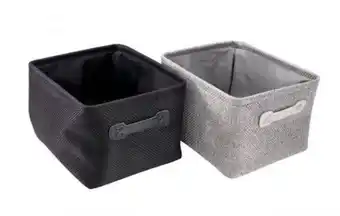 JYSK Basket frans w32xl27xh20cm black offer