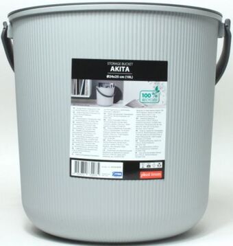 JYSK Storage bucket akita 10l w/lid grey offer