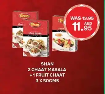 Choithrams Shan 2 Chaat Masala + 1 Fruit Chaat 3 x 50gms offer