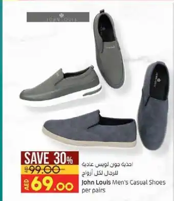 Lulu Hypermarket John Louis men's casual shoes per pairs offer