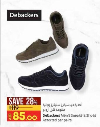 Lulu Hypermarket Debackers men's sneakers shoes assorted per pairs offer