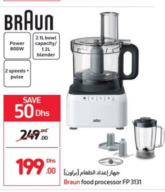 Carrefour Braun food processor FP 3131 offer