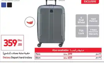 Carrefour Delsey depart hard trolly offer