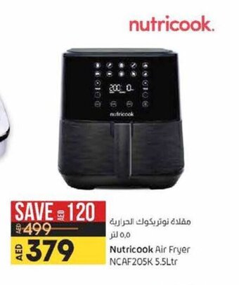 Lulu Hypermarket Nutricook air fryer NCAF205K 5.5Ltr offer