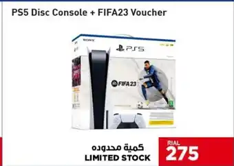 PS5 disc console + fifa23 voucher