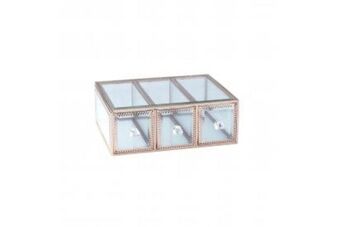 PAN Emirates Pan loana 3-drawer cosmetic organizer gold offer