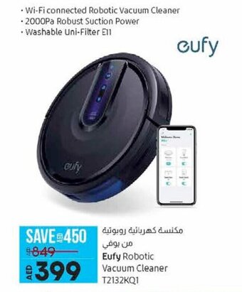Lulu Hypermarket Eufy Robotic Vacuum Cleaner T2132KQ1 offer
