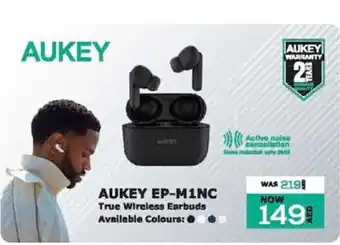 Lulu Hypermarket Aukey EP-M1NC True Wireless Earbuds offer