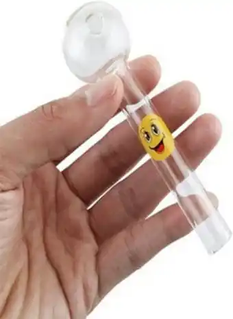 Noon Transparent glass oil burner pipe clear offer