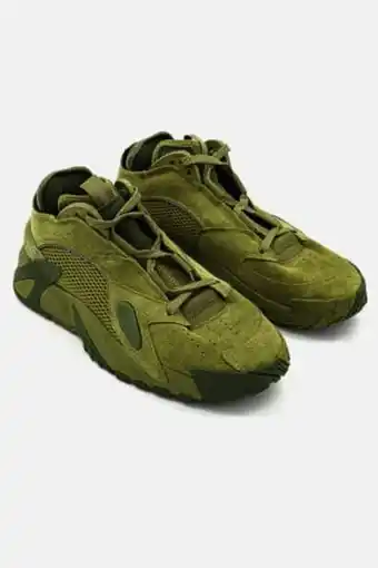 Brands For Less Men gz2791 lace up streetball sport shoes, olive offer