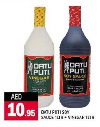 Shaklan Datu Puti Soy Sauce 1Ltr+Vinegar 1Ltr offer