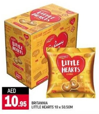 Shaklan Britannia Little Hearts 10x50.5gm offer