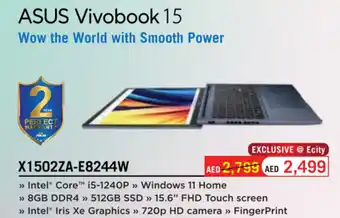 ECity Asus Vivobook 15 X1502ZA-E8244W offer