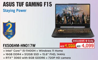 ECity Asus TUF Gaming F15 offer