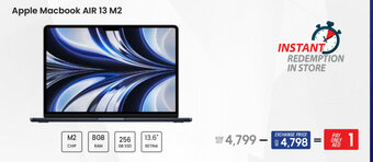 ECity Apple Macbook AIR 13 M2 offer