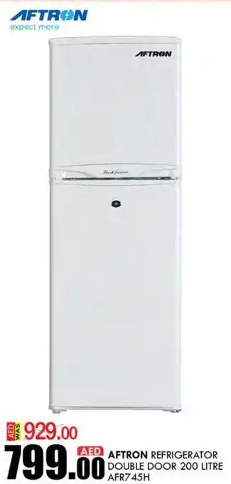 KM Trading Aftron Refrigerator Double Door 200 Litre AFR7 45H offer