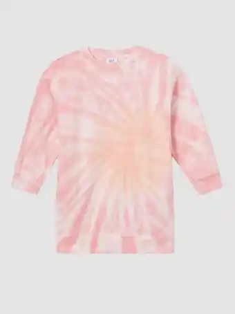 GAP Kids tie-dye crewneck sweatshirt dress offer