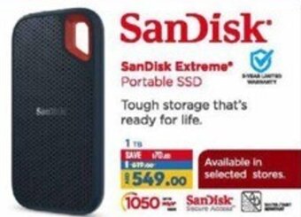 Lulu Hypermarket SanDisk Extreme Portable SSD offer