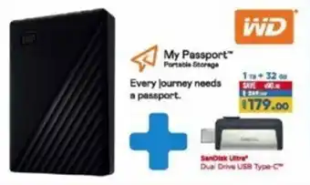 Lulu Hypermarket WD My Passport Portable Storage + SanDisk Ultra offer