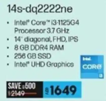 Lulu Hypermarket HP Laptop 14s-dq2222ne offer