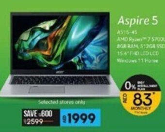 Lulu Hypermarket Acer Aspire 5 offer
