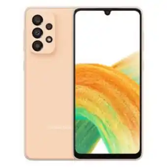 Jumbo Samsung galaxy a33 6gb 5g smartphone, peach, 128 gb offer