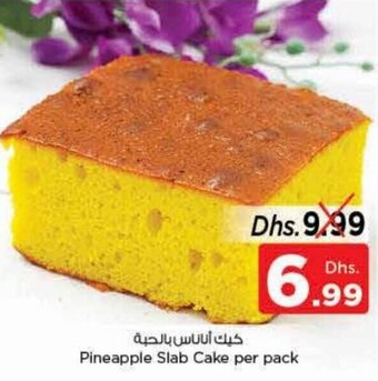 Nesto Pineapple Slab Cake per pack offer