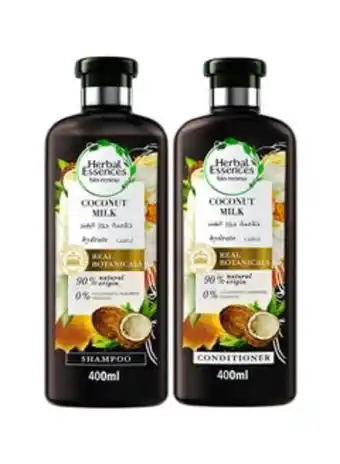 Noon Renew natural shampoo + conditioner with coconut milk for hair hydration 400ml pack of 2 offer