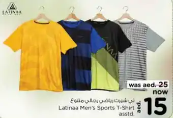 Latinaa Men's Sports T-Shirt asstd.
