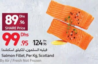 Carrefour Salmon Fillet, Per Kg, Scotland offer