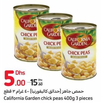 Carrefour California Garden chick peas 400g 3 pieces offer