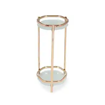 Homes R Us Lotus medium sized metal plant stand - gold offer