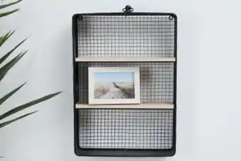 PAN Emirates Pan chuck rectangular wall shelf black/natu offer
