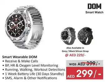 Eros DOM Smart Watch Smart Wearable offer