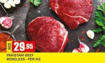 Safeer Market Pakistani Beef Boneless - per kg offer
