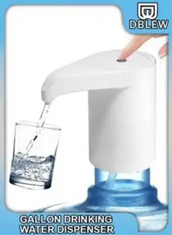 Noon Portable automatic universal drinking water bottle pump mini dispenser electric with usb charging and usable with gallons ide offer