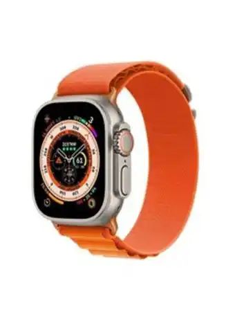 Noon Alpine loop sport nylon watch band strap for apple watch ultra 49mm/45mm/44mm/42mm alpine loop orange offer